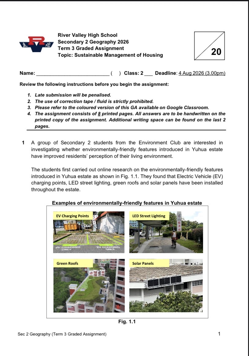Based on the hypothesis "The introduction of environmentally-friendly features have improved residen...