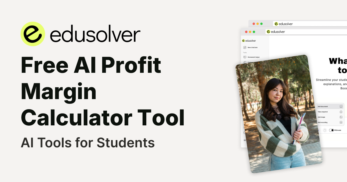 Free AI Profit Margin Calculator Tool