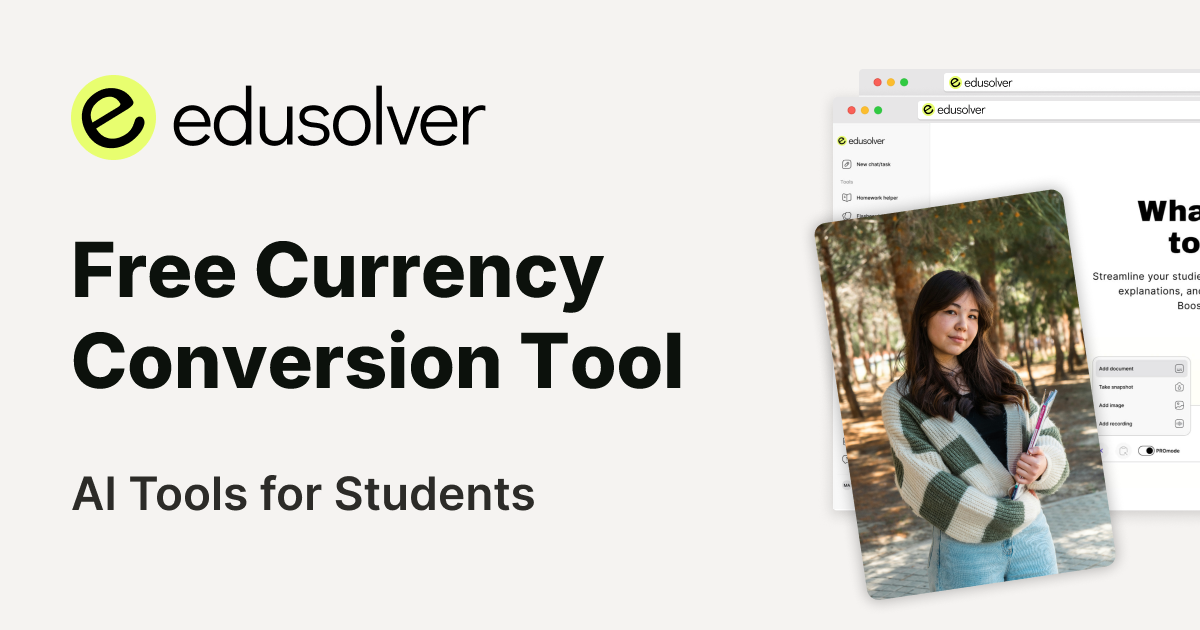 Free Currency Conversion Tool