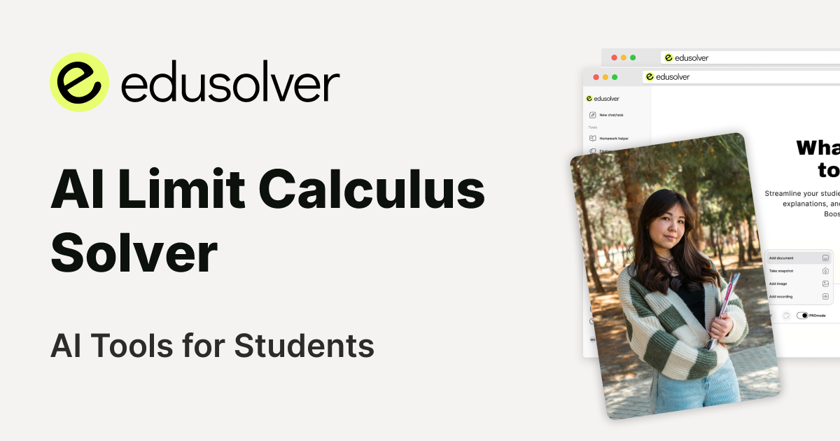 Free AI Limit Calculus Solver