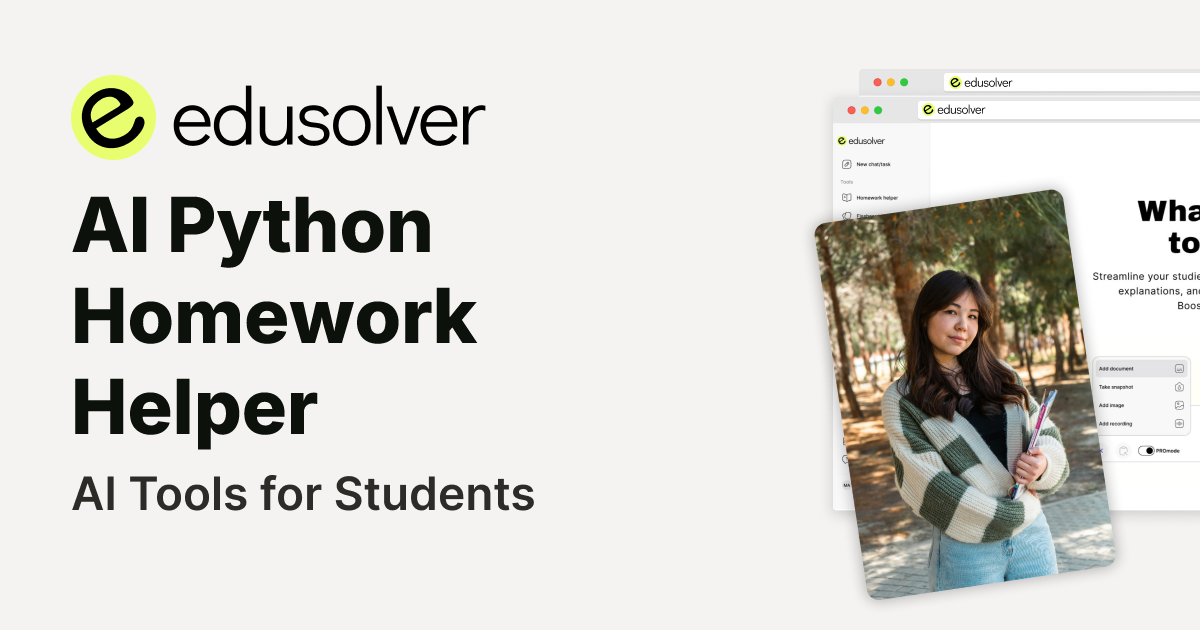 Free AI Python Homework Helper