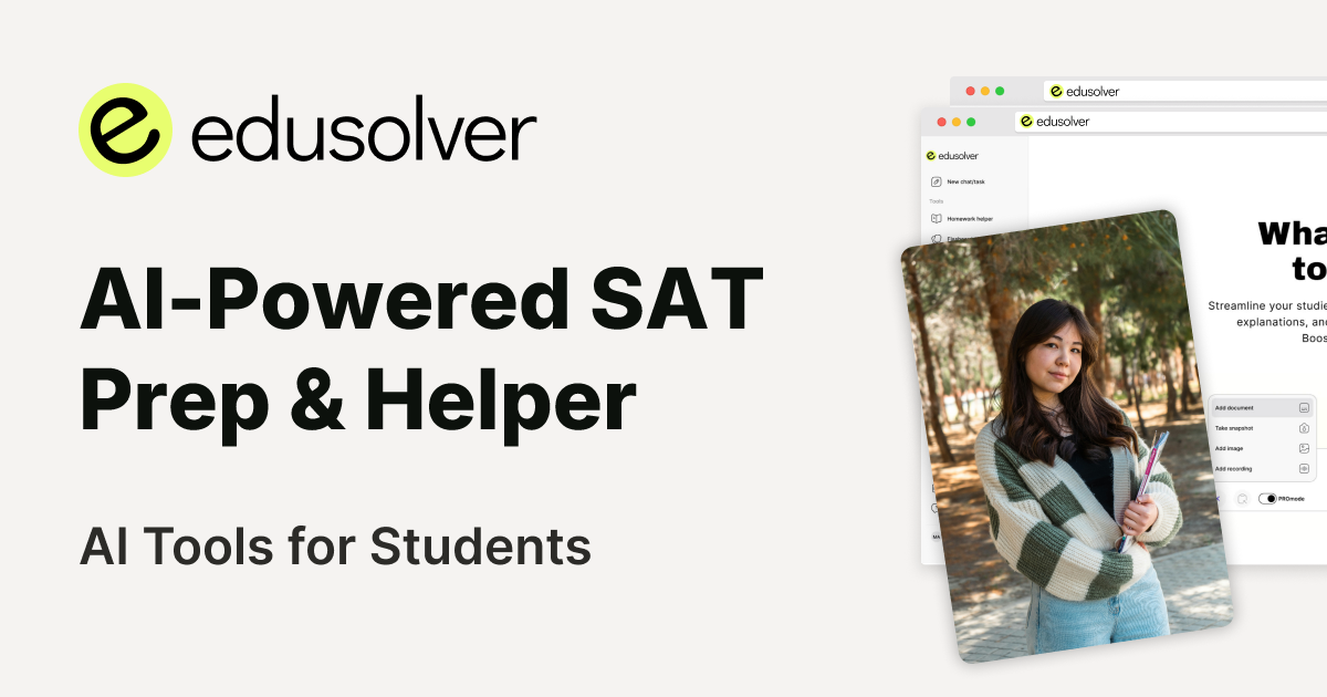 Free AI-Powered SAT Prep & Helper